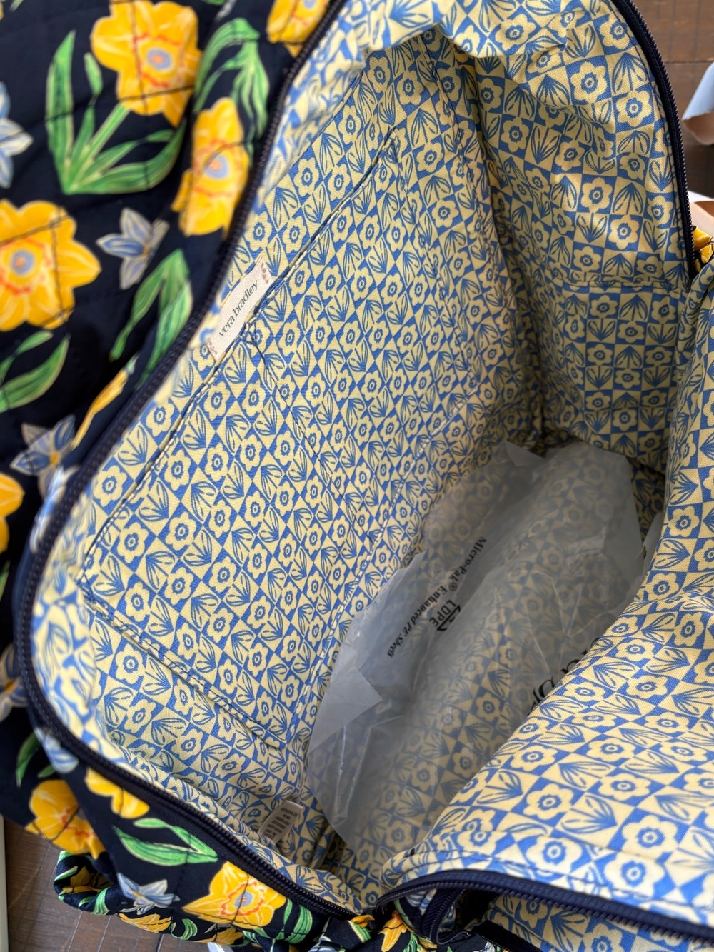 🌸Vera Bradley Bancroft Premium Cotton Backpack - Picture 6 of 10